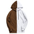 Men's Jacket Patchwork Slim Fit Hoodie Outwear Sweatshirt - menochic
